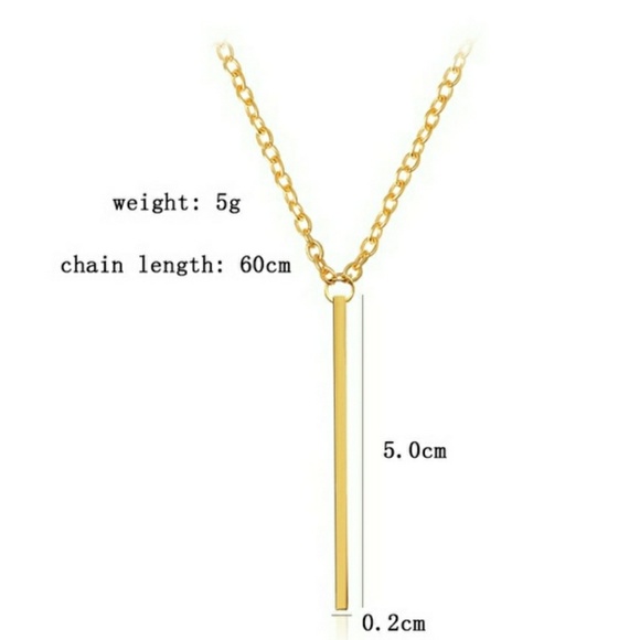 NWT Y shaped gold lariat necklace - Picture 8 of 8
